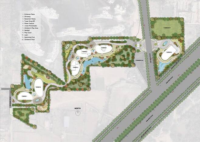 Master or location plan — 4S The Aurrum