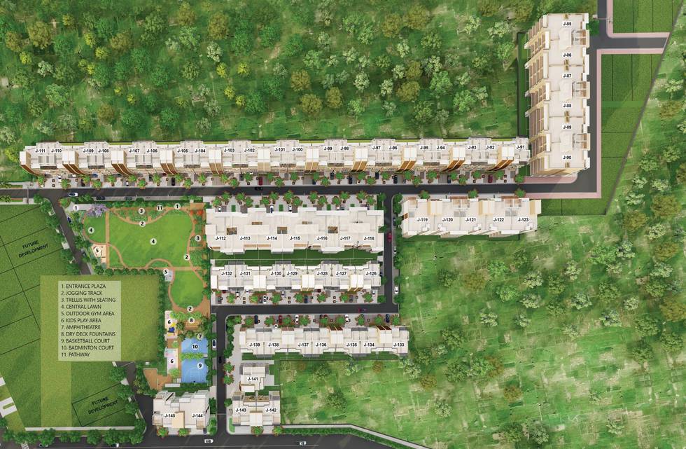 Master or location plan — Adani Brahma Samsara Vilasa