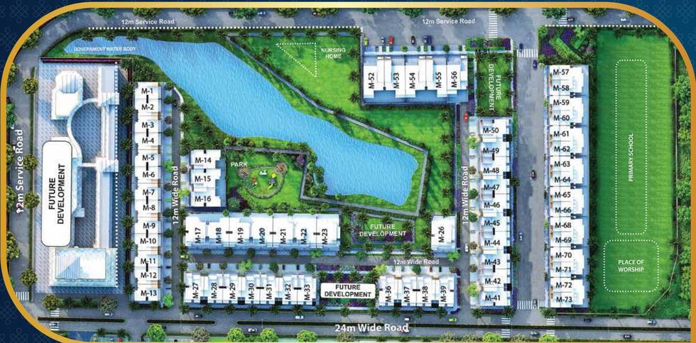 Master or location plan — Adani Brahma Samsara