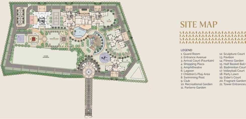 Master or location plan — Adore The Select Premia