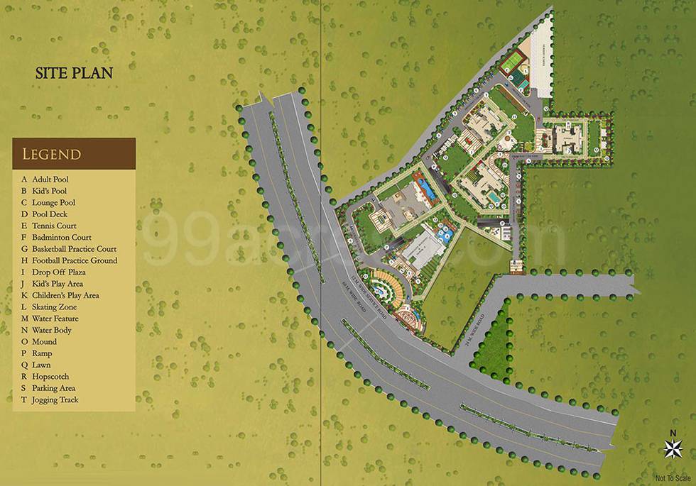 Master or location plan — AIPL The Peaceful Homes