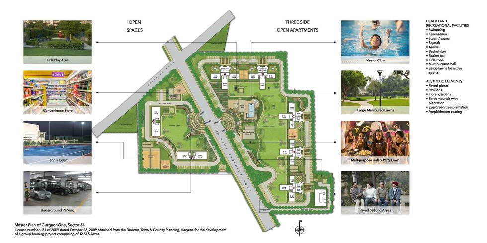 Master or location plan — Alpha Corp GurgaonOne 84