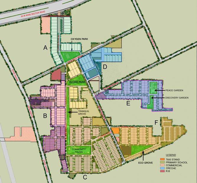 Master or location plan — Ansal API Esencia
