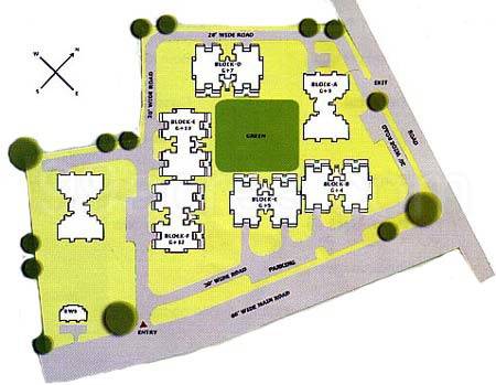 Master or location plan — Ardee The Residency