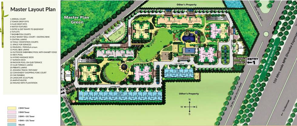 Master or location plan — Assotech Blith