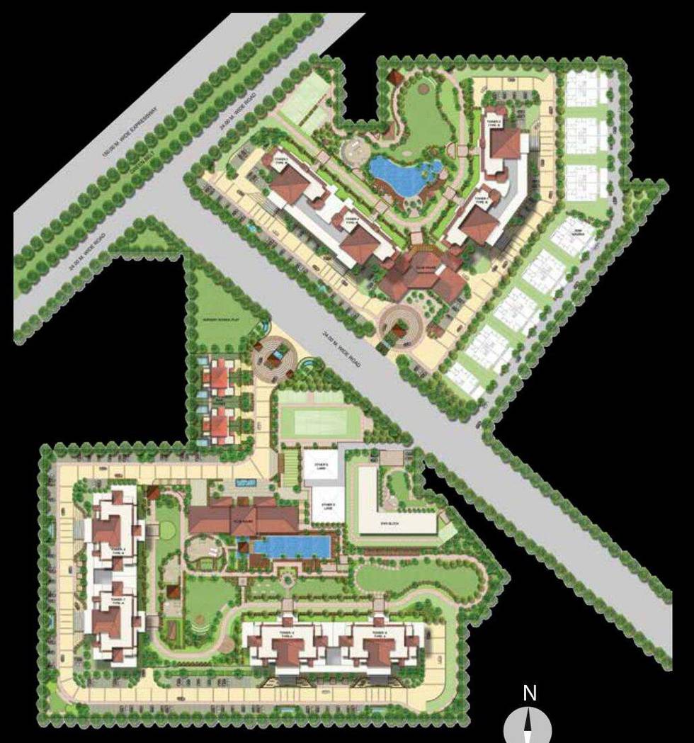 Master or location plan — ATS Triumph