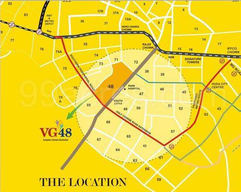 Master or location plan — Aura Vantaje