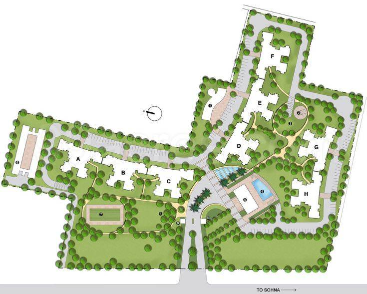 Master or location plan — Bestech Park View City 2
