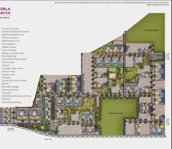 Master or location plan — Birla Navya Avik