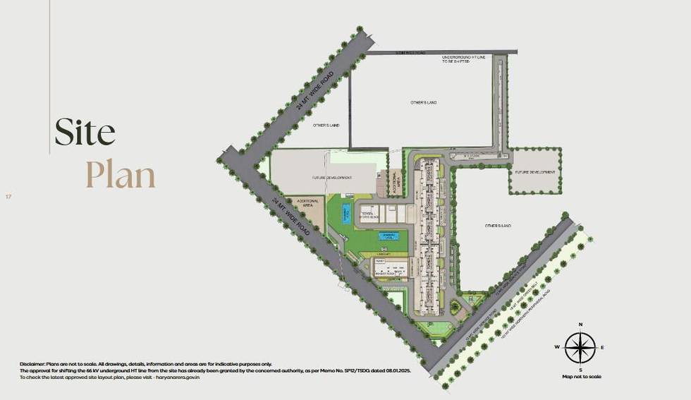 Master or location plan — BPTP Amstoria Verti Greens