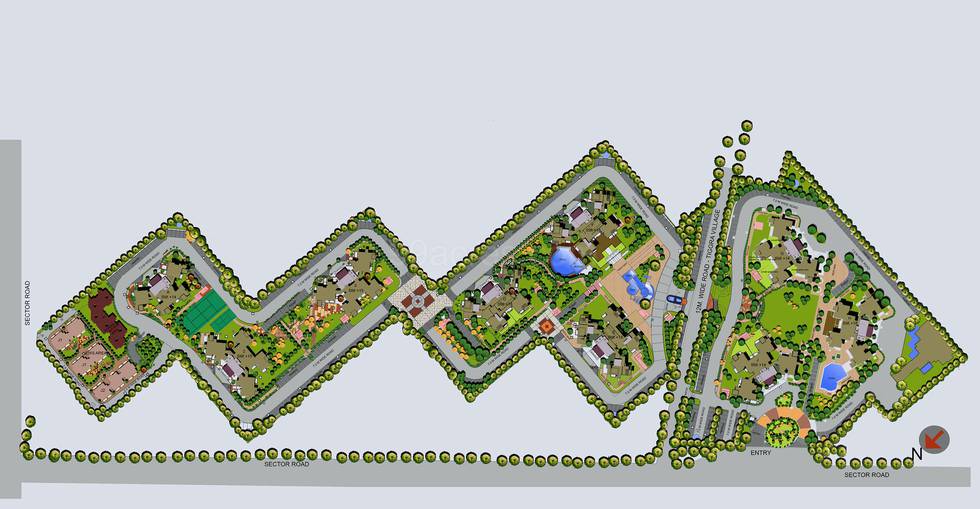 Master or location plan — BPTP Freedom Park Life