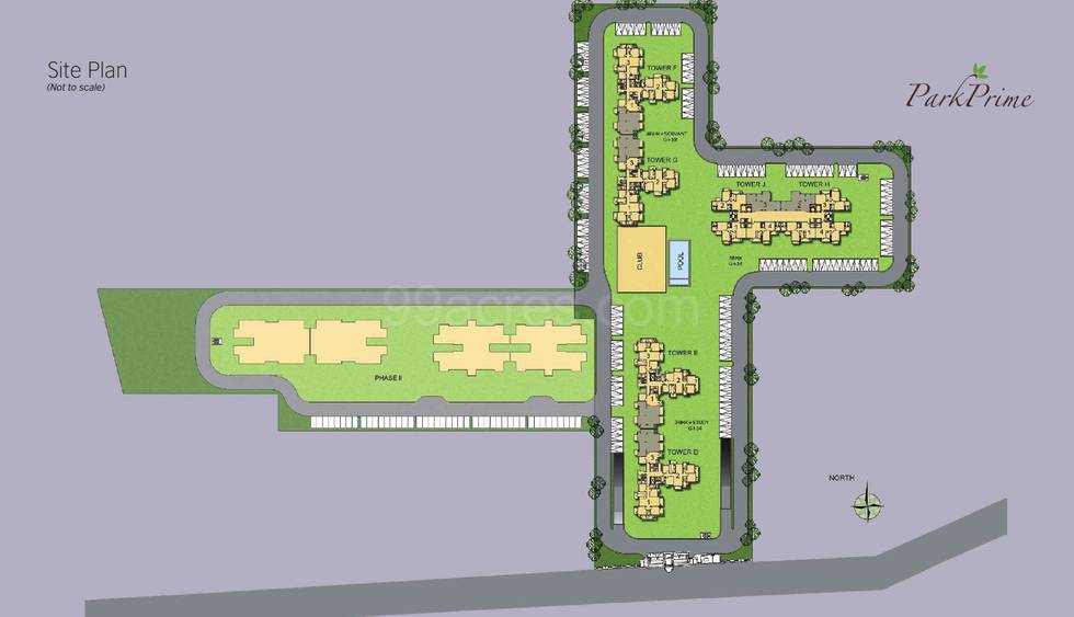 Master or location plan — BPTP Park Prime