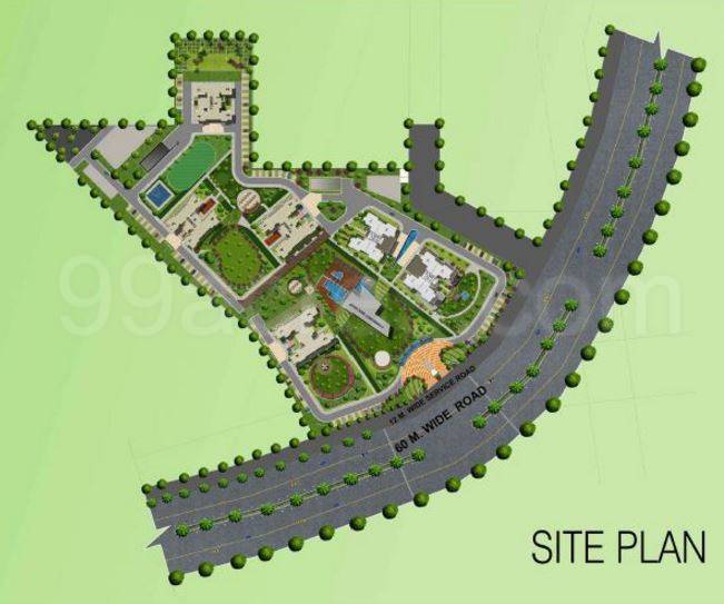 Master or location plan — Capital Residences 360