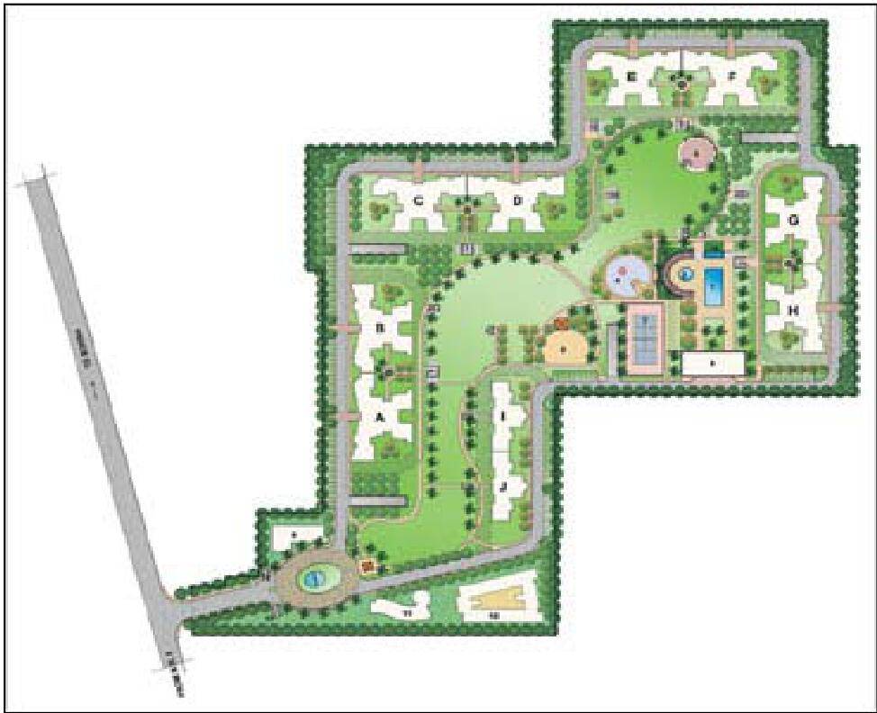 Master or location plan — Central Park