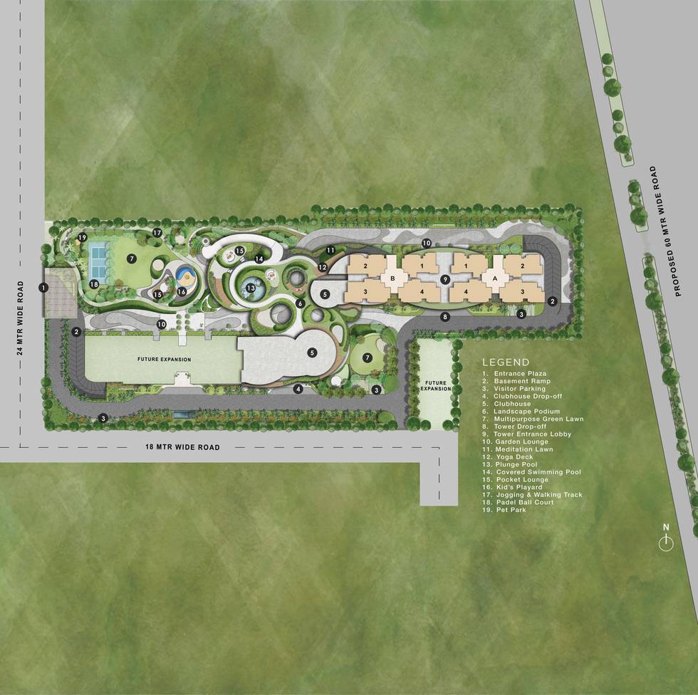 Master or location plan — Conscient Elaira Residences