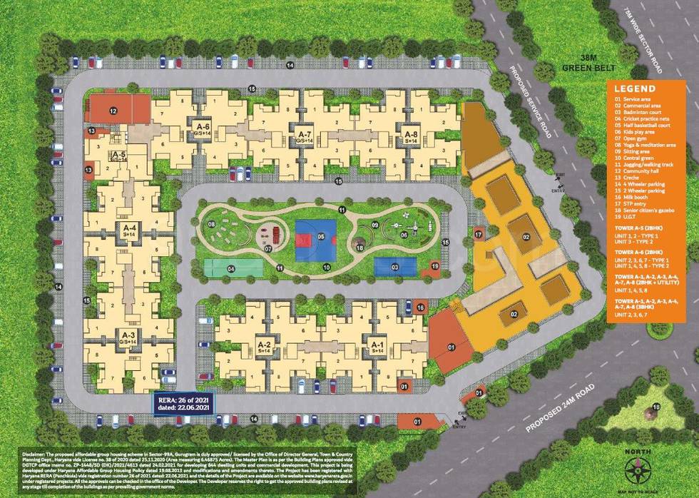 Master or location plan — Conscient Habitat Prime