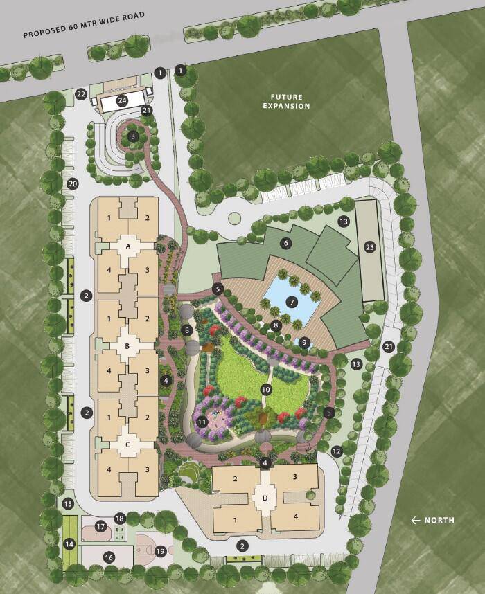 Master or location plan — Conscient Parq
