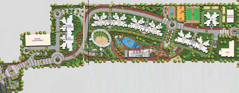 Master or location plan — County The Center Court