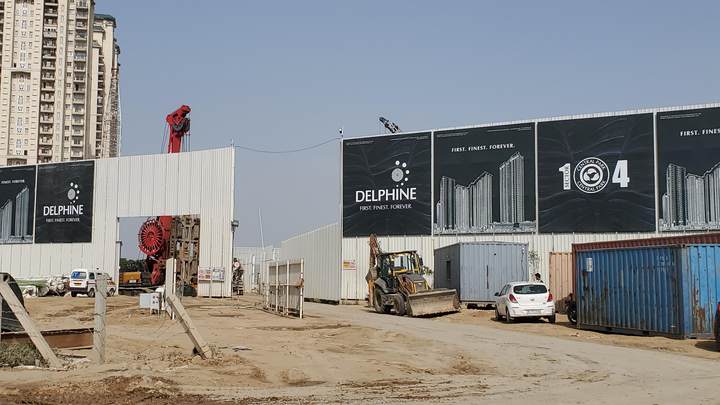 Construction progress — Delphine Central Park Estates