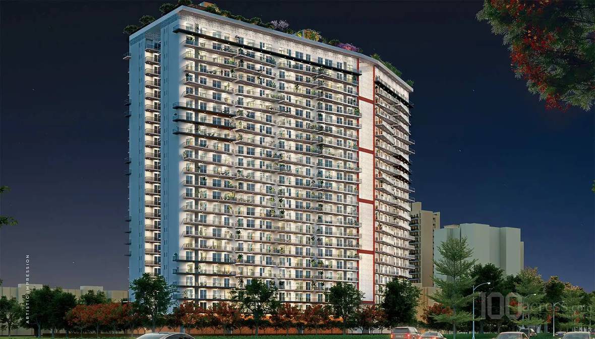 Dhoot Altura at DXP 92 — elevation