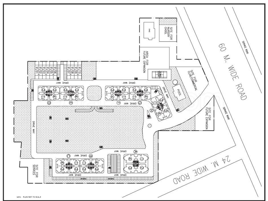 Master or location plan — DLF New Town Heights
