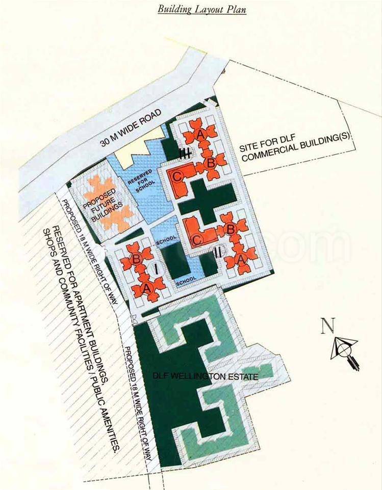 Master or location plan — DLF Princeton Estate