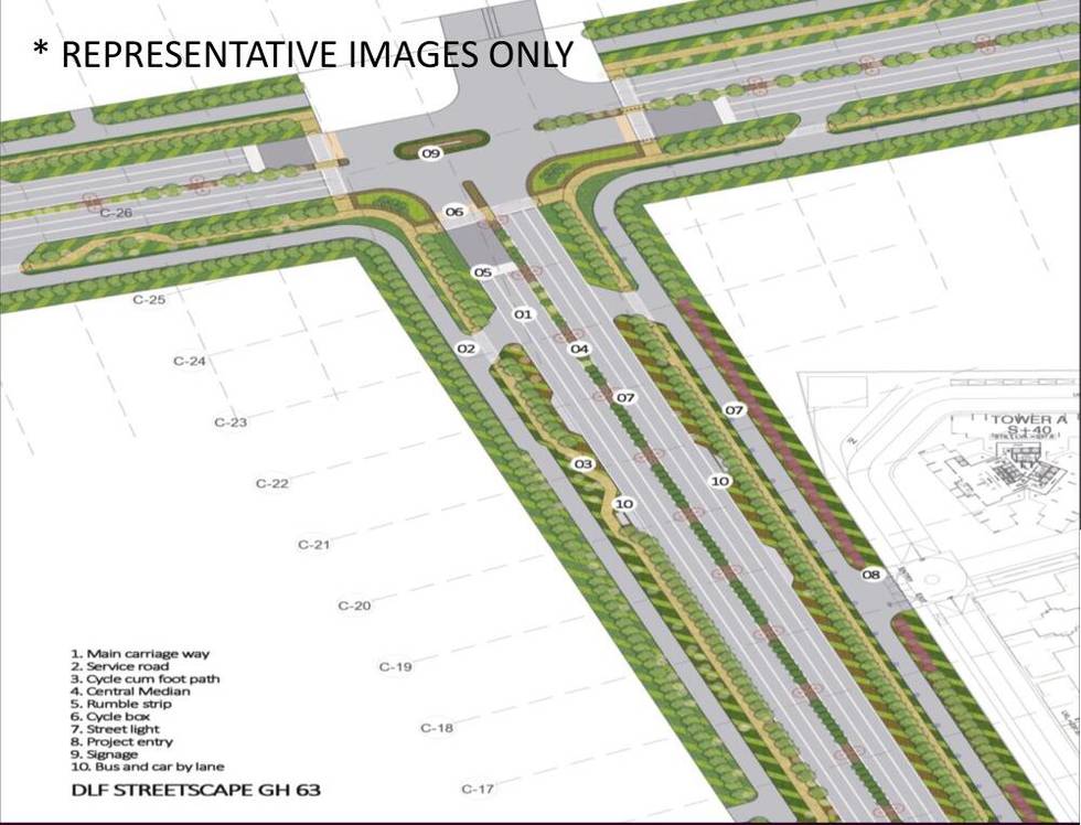 Master or location plan — DLF The Arbour