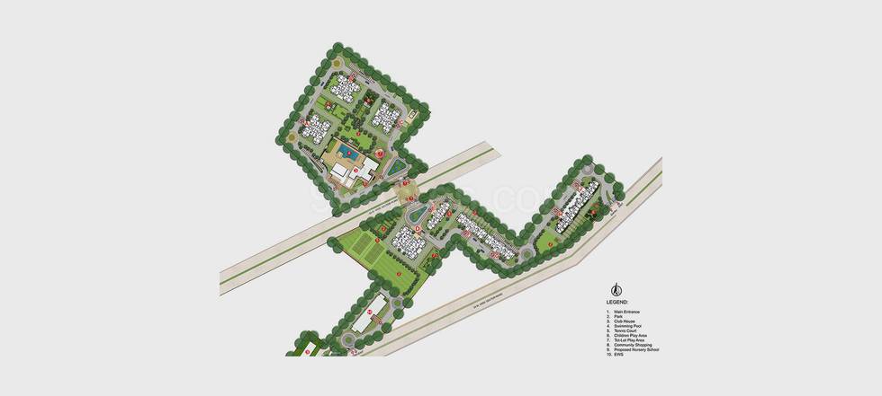 Master or location plan — DLF The Primus