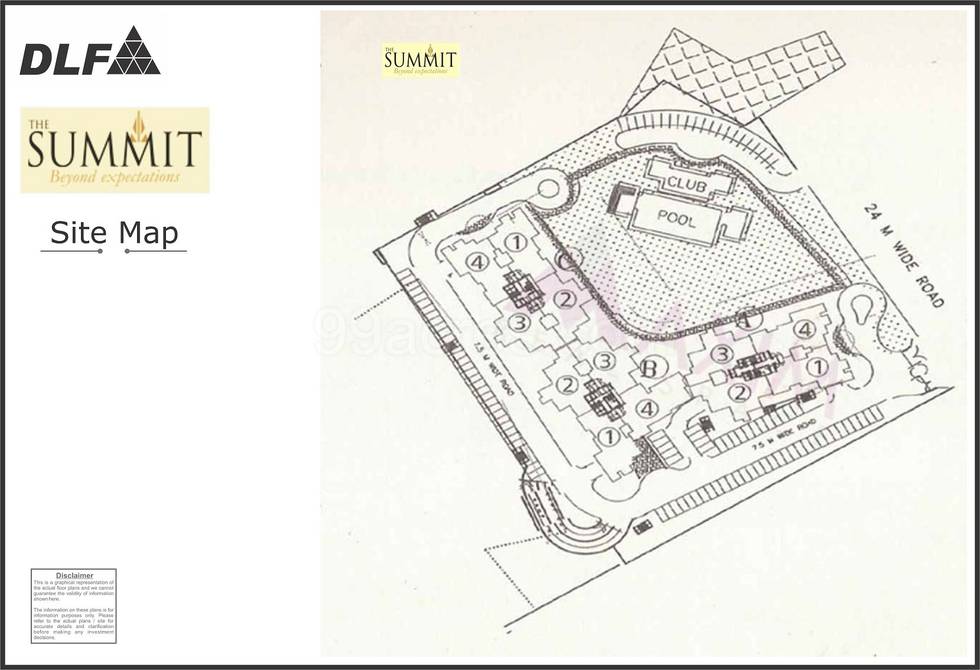 Master or location plan — DLF The Summit