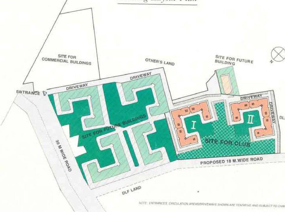 Master or location plan — DLF Wellington Estate