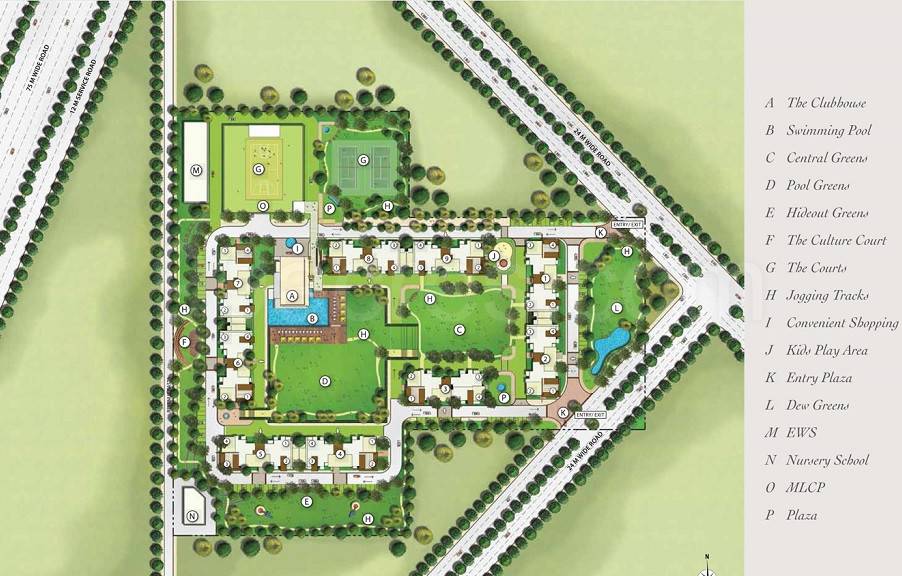 Master or location plan — Emaar Imperial Gardens