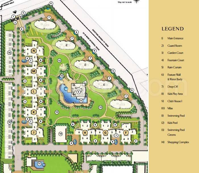 Master or location plan — Emaar Mgf Premier Terraces