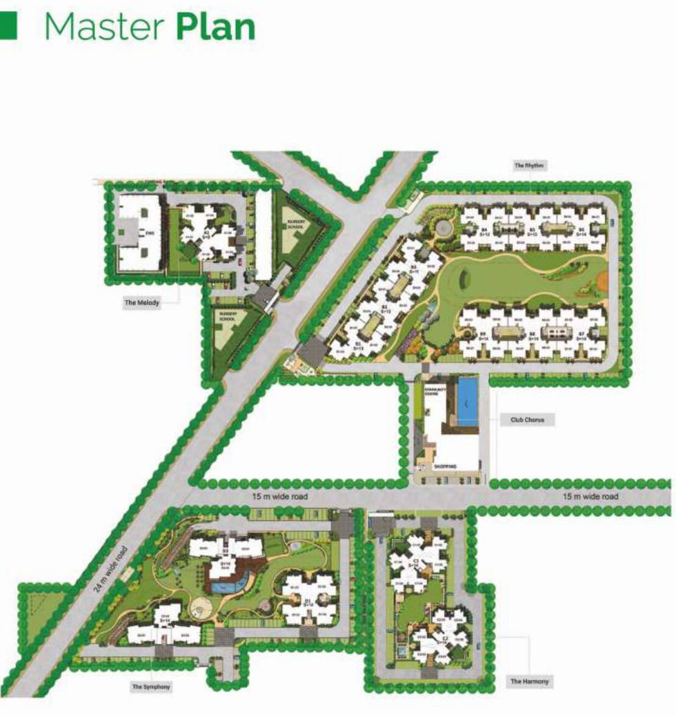 Master or location plan — Experion The Heartsong