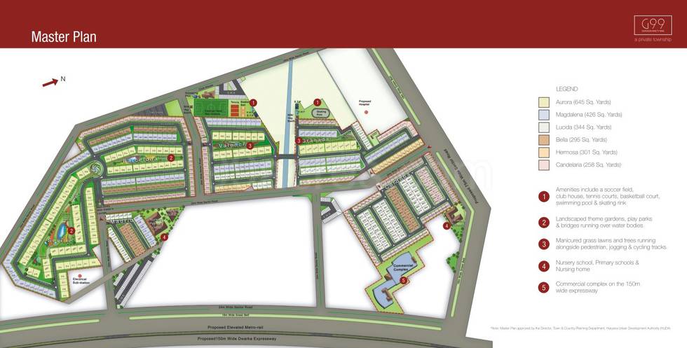 Master or location plan — G99