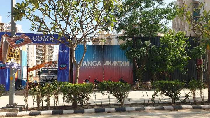 Construction progress — Ganga Anantam