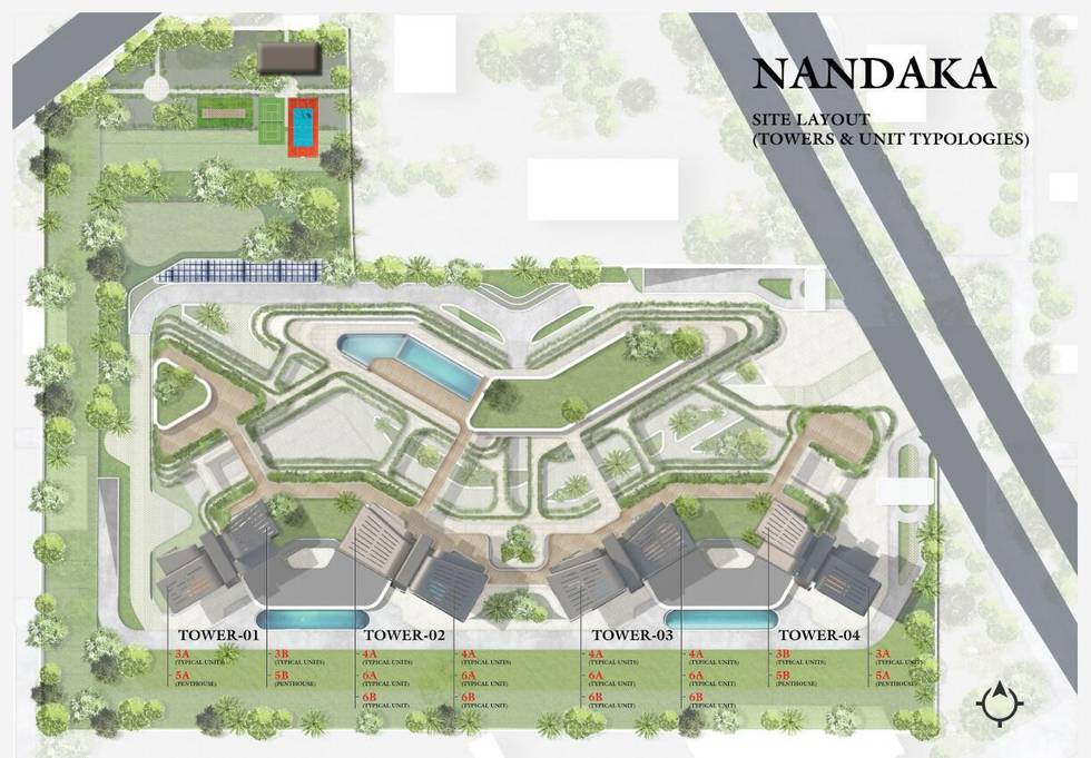 Master or location plan — Ganga Nandaka