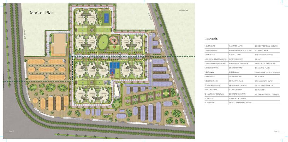 Master or location plan — Ganga Tathastu
