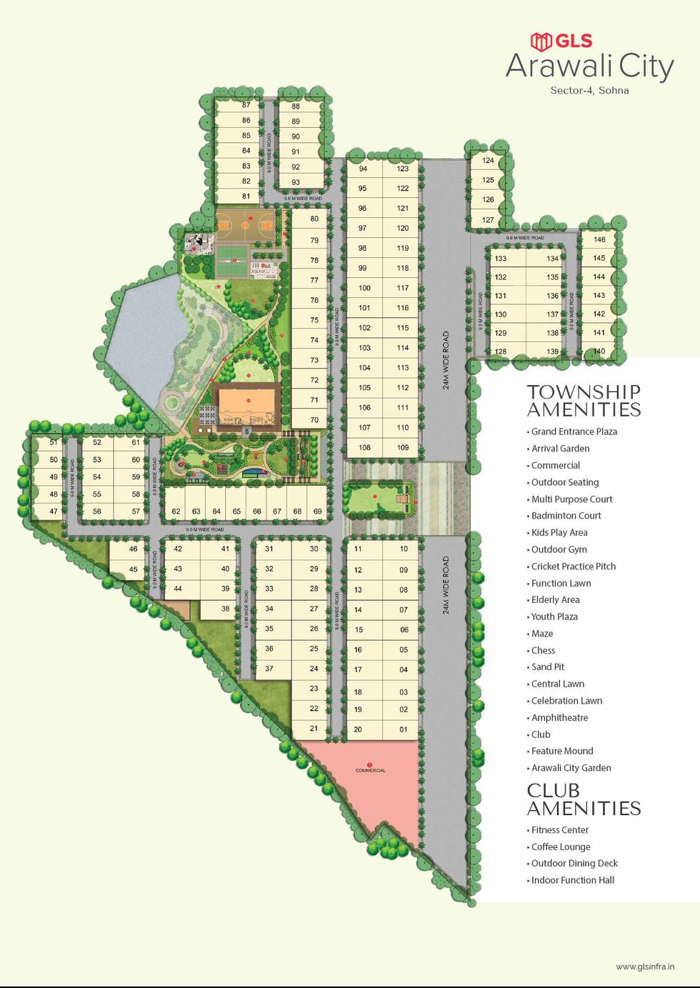 Master or location plan — GLS Arawali City