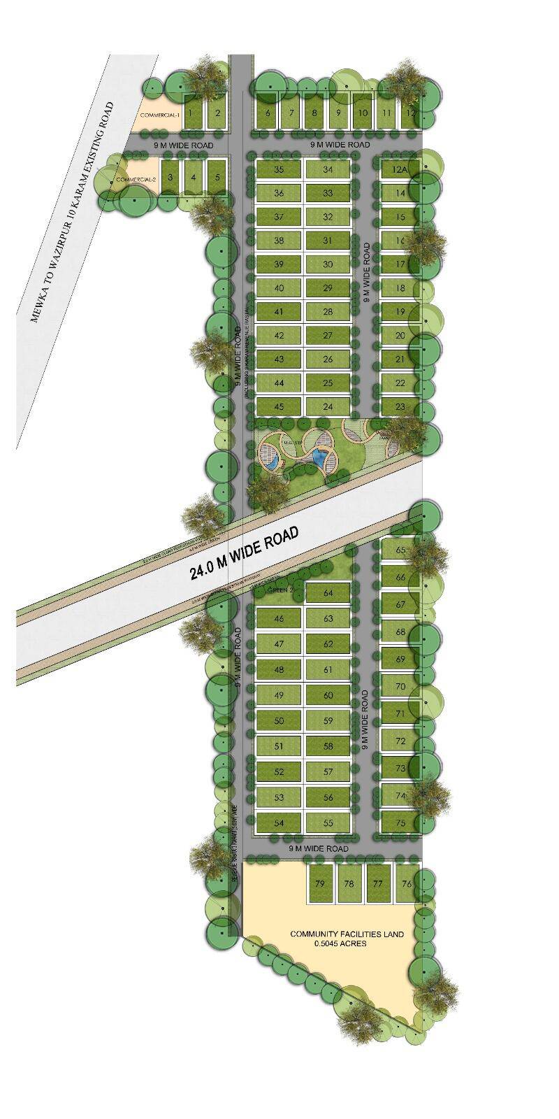Master or location plan — GLS Avenue City