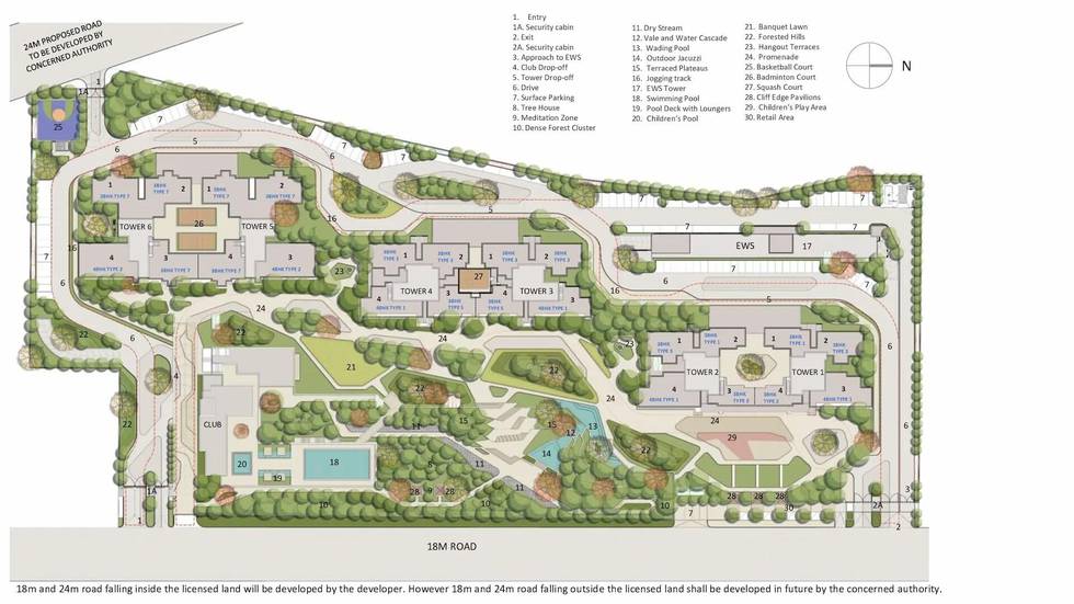 Master or location plan — Godrej Aristocrat