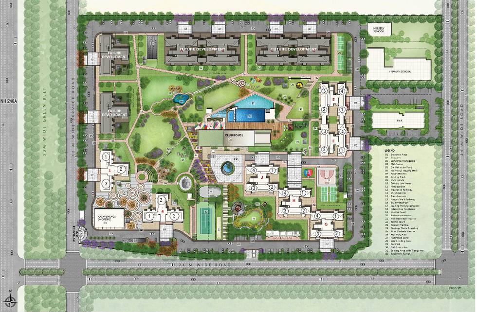 Master or location plan — Godrej Nature Plus Serenity