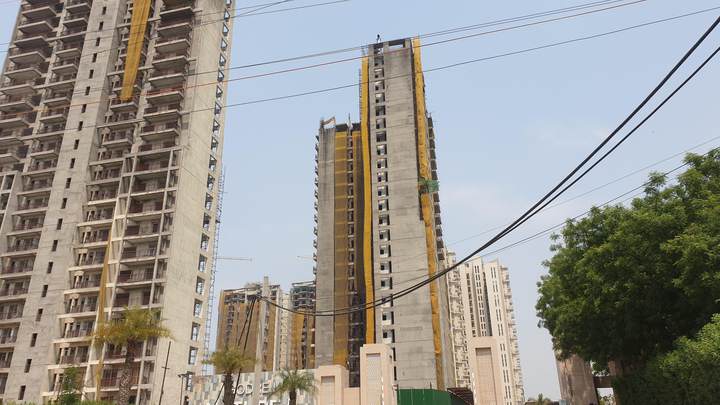 Construction progress — Godrej Nature Plus