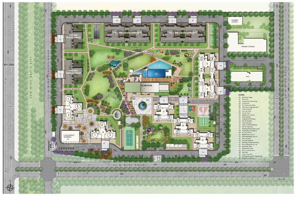 Master or location plan — Godrej Nature Plus