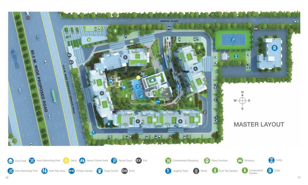 Master or location plan — Godrej Oasis