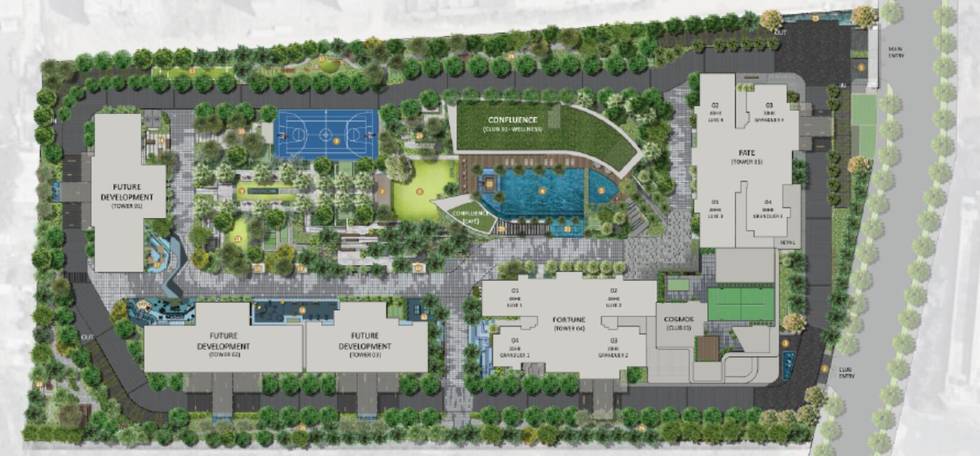 Master or location plan — Godrej Samaris