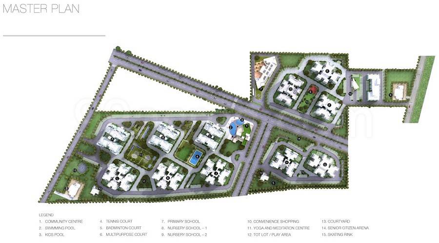 Master or location plan — Godrej Summit