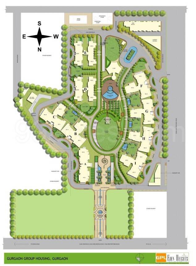 Master or location plan — GPL Eden Heights