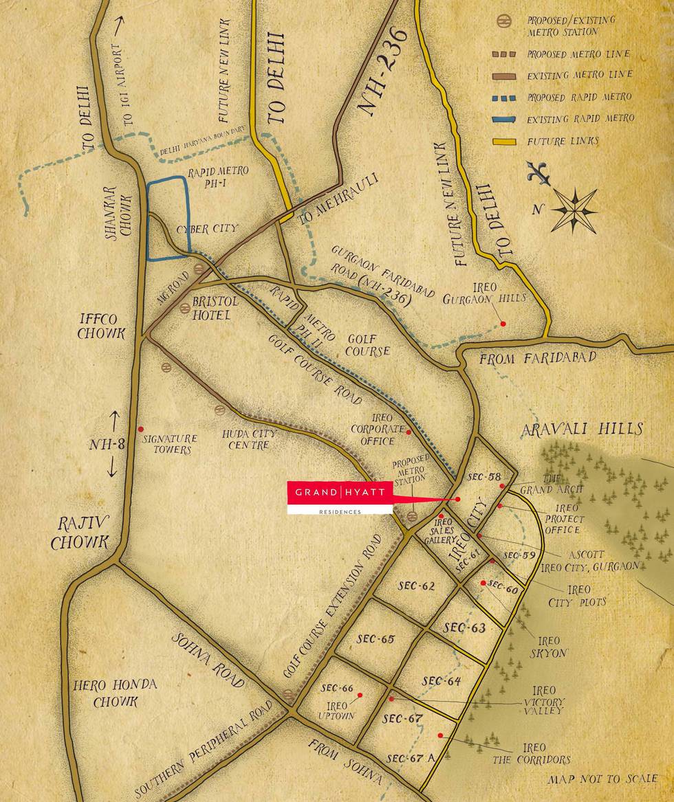 Master or location plan — Grand Hyatt Residences