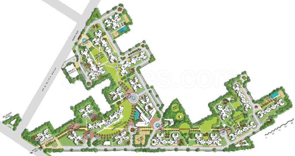 Master or location plan — Greenopolis