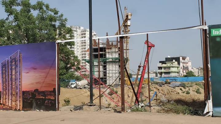 Construction progress — Indiabulls Estate and Club